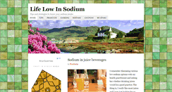 Desktop Screenshot of lowinsodium.com